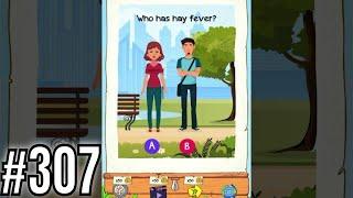 Braindom 2 Riddle Level 307 Who has hay fever? Gameplay Solution Walkthrough