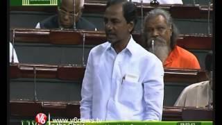 KCR Agitation In Parliament