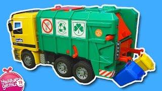 BRUDER. Мусоровоз Mercedes-Benz. Toys Garbage Truck Игрушечные машинки для детей. #Bruder Toys 01677