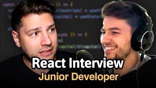 React Junior Developer Interview (Questions & Challenge)