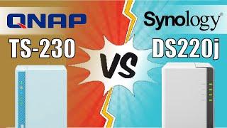 QNAP TS-230 vs Synology DS220J NAS Drive Comparison