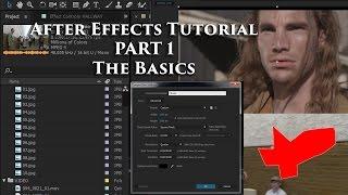 Adobe After Effects Tutorial, Part 1 - The Basics of AE