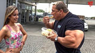 90'S BODYBUILDING FULL DAY OF EATING - ZERO CARB DIET - OLD SCHOOL BODYBUILDING DIET MOTIVATION