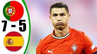 Portugal vs Spain 7-5 - All Goals & Highlights - 2025