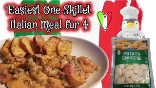 Easy One Skillet Meal for 4 / Quick meal under 30 minutes #quick #cheap #one #skillet #easy #italian