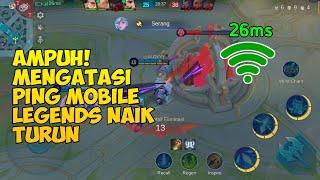 LIBAS SINYAL LAG‼️ CUKUP SETTING INI PING MS JADI STABIL- mobile legends