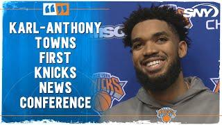 Karl-Anthony Towns reacts to Knicks' trade, reuniting with Tom Thibodeau | SNY