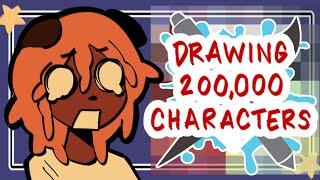 DRAWING OTHER PEOPLES OCS (Artfight 2024 commentary)