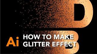 Glitter Effect | Illustrator Tutorial