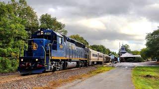 BIG CSX Freight Trains & NJT Heritage... Railfanning Across Orange County, NY!