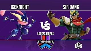 Tripoint Smash 242 - Losers Finals - IceKnight(Greninja) Vs. Sir Dank(Captain Falcon)