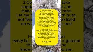 PRAYER FOR TODAY: #jesus #godisfaithful #salvation #jesuslovesyou #divinemercy #prayerworks #warrior