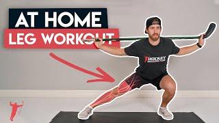 HOCKEY LEG WORKOUT [AT HOME!] 