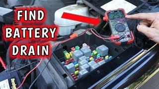 DEAD BATTERY | How to FIND a Parasitic Battery DRAIN Using Multimeter!!!