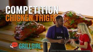 Competition Style Smoked Chicken Thighs | GrillGirl Robyn Lindars