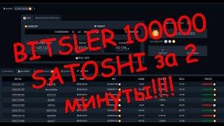 BITSLER 100000 SATOSHI за 2 минуты!!!!