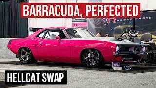 Barracuda Gets An 807hp Hellcat Redeye HEMI and Modernized by Ringbrothers