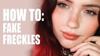 КАК НАРИСОВАТЬ ВЕСНУШКИ? Трюки и советы / How to FAKE FRECKLES TIPS&TRICKS