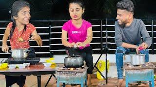 COOKING CHALLENGE  With |Nisha & Vinod|  #madhugowda  #nikhilnisha