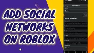 How To Add and Link Social Networks on Your Account On Roblox