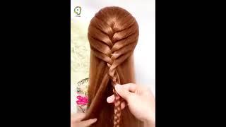 Sagar Veni/Easy french Braid #hairstyle #makeup #hacks #hairtutorial #braids #shorts#french#sagar