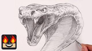 How To Draw a Cobra | Sketch Tutorial