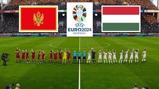 Montenegro vs Hungary ● UEFA Euro 2024 Qualification | 17 June 2023 Gameplay