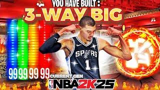 BEST ALL AROUND CENTER BUILD ON NBA 2K25 CURRENT GEN! GAME BREAKING BEST DEMIGOD BIGMAN BUILD 2K25!