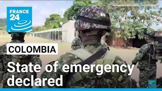 Colombia declares state of emergency over deadly guerrilla attacks • FRANCE 24 English