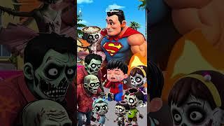 Papa Superman drives away the villains ‍️