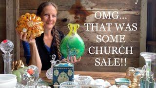 Another BIG Church Yard Sale - Vintage shopping for eBay