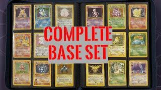 Pokemon Complete Original Base Set 102 Cards - Charizard, Blastoise, & Venusaur Near Mint Condition!