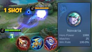 How to Super OP Novaria | NOVARIA BEST BUILD AND EMBLEM