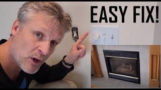 EASY: Fix Gas Fireplace Not Starting