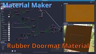 Material Maker 1.1 - Dirty Rubber Doormat Tutorial