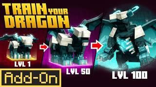 TRAIN YOUR DRAGONS ADDON Adds 8 NEW Survival Dragons to Minecraft Bedrock!