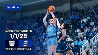 Creighton Women's Basketball Highlights vs. Butler, 1/1/25