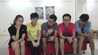 Working with 16-year-old musical director Tom Chan