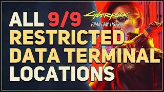 All 9 Restricted Data Terminal Locations Cyberpunk 2077