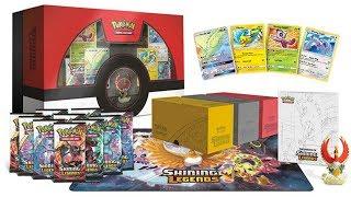 Opening a Pokémon TCG: Shining Legends Super-Premium Collection Featuring Ho-Oh
