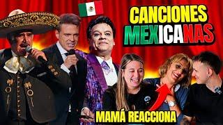  MI MAMÁ REACCIONA a CANCIONES MEXICANAS por PRIMERA VEZ  ***quedó impactada**