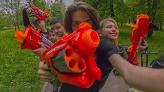 Ретро Бластеры Nerf MEGA Cycloneshock // Дизмон