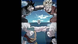 Goku x Majin Vegeta and Goku Black reference ️ #goku #vegeta #dbz #gokublack #skulledit