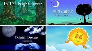 SLEEP Meditation for Children | 4 Kids Meditations in 1 | Guided Bedtime Meditation