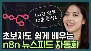 초보자도 쉽게 배우는 n8n 뉴스피드 자동화 [n8n 자동화 1탄]