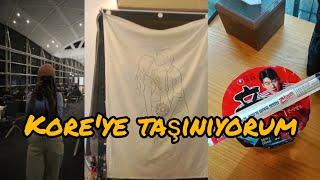 Kore Vlog ll KOREYE TAŞINIYORUM #kore #korevlog #korea