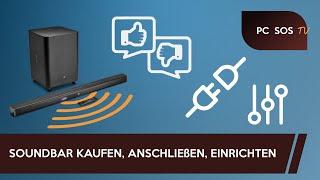 TV Soundbar kaufen, anschließen & einrichten - PC SOS TV