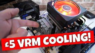 Adding Heatsinks To Motherboard VRM & Chokes Is It Worth It?