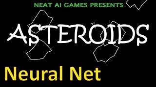 NEAT AI does Asteroids using AI and a Genetic Algorithm