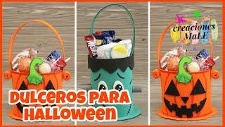 DULCEROS PARA HALLOWEEN || RECICLADO || DIY